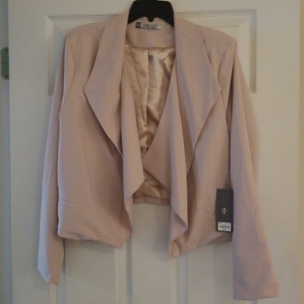 Plush blazer